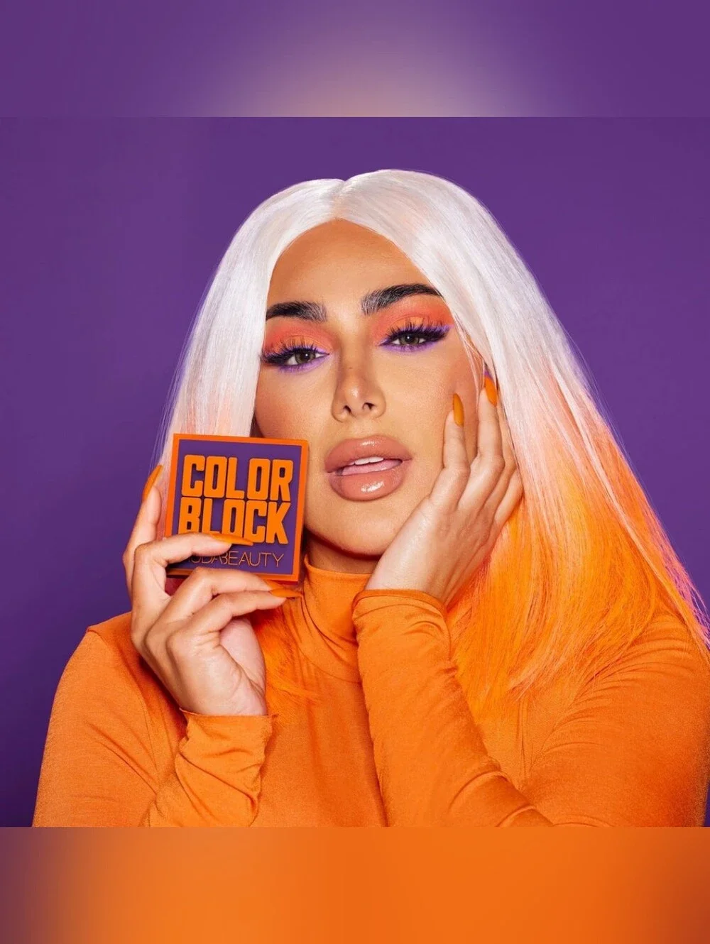 HUDA BEAUTY bright orange